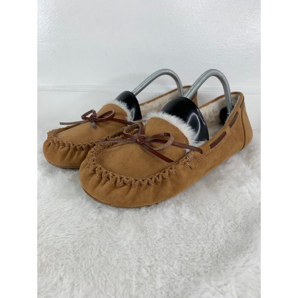 Arizona Jean Co Moccasin Slippers Women’s Size 11 Memory Foam Brown